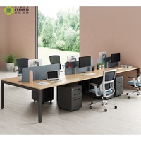 Mobilier de bureau bon marché station de travail modulaire en grappe bureau moderne design