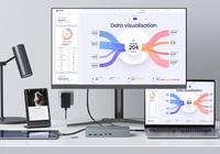 Écran tactile capacitif PCAP HD 1080P DP TC32-PC, moniteur LED 32 pouces avec support relevable et rotatif