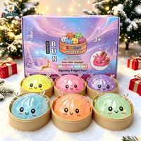Promo USA : Jouets Squishy en forme de Bao Bun Renne de Noël, en TPR, à remontée lente, anti-stress, sensoriels, pour enfants et adultes