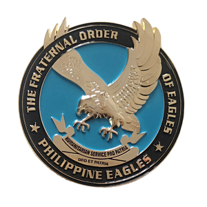 Emblema Massonico per Auto "L'ORDINE FRATERNIZZANTE DEGLI ASSIOLI FILIPPINI" in Lega di Zinco, Simbolo Regalo per Massoni, Accessori per Abbigliamento - Product Image 1