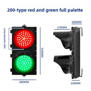 Luces Intermitentes <span class=keywords><strong>de</strong></span> Señalización <span class=keywords><strong>de</strong></span> Tráfico, Vallas para Básculas <span class=keywords><strong>de</strong></span> Pesaje, Cruces Ferroviarias, LED Inteligente <span class=keywords><strong>de</strong></span> Doble Color Tipo 200/300 - Product Image 6