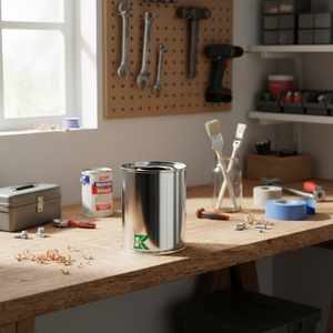 Boîte en métal Kontensan 500 ml, récipient métallique fin, modèle K067, 83 x H99 mm, 0,5 L - Product Image 3