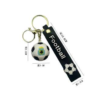 พวงกุญแจฟุตบอลยุโรป บาร์เซโลน่า เชลซี เรอัลมาดริด จี้ฟุตบอล ของที่ระลึกสำหรับแฟนบอล ของขวัญข้ามพรมแดน ผลิตในจีน - Product Image 2
