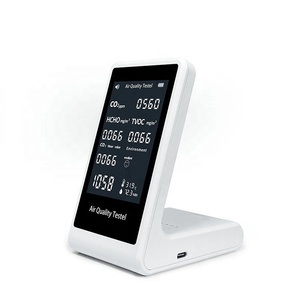 Detector de CO2 de Escritorio XEAST JD-2002, Analizador de Dióxido de Carbono de 400 ppm a 2000 ppm, Sensor de Gas Blanco, Detector de CO2 JD-2002 - Product Image 1