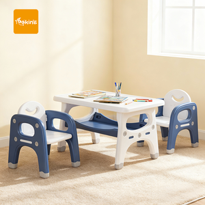 Juego <span class=keywords><strong>de</strong></span> <span class=keywords><strong>Mesa</strong></span> y Silla <span class=keywords><strong>de</strong></span> Estudio <span class=keywords><strong>para</strong></span> <span class=keywords><strong>Niños</strong></span> con Diseño Espacioso, Escritorio Educativo <span class=keywords><strong>de</strong></span> Plástico <span class=keywords><strong>para</strong></span> Dormitorio y Sala <span class=keywords><strong>de</strong></span> <span class=keywords><strong>Juegos</strong></span> - Product Image 1