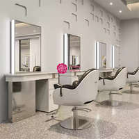 Yicheng Beauté En Gros Salon De Coiffure Miroir Table Populaire Perming Et La Teinture Miroir Table avec Haute Qualité