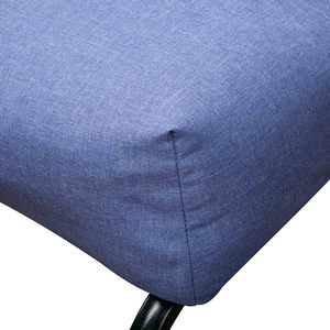 <b>Fabric</b> Armless <b>Chair</b> Blue 51.2x27.5x7.8 In Living Room <b>Recliner</b> - Product Image 3