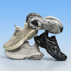 รองเท้าลำลองสุดหรู คุณภาพสูง สไตล์เดินสบาย รองเท้าทรงหนาเสริมส้น คุณภาพสูง พร้อมพื้นรองรับแรงกระแทก รองเท้าผ้าใบผู้ชายแฟชั่น - Product Image 6