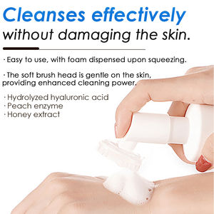 <span class=keywords><strong>Gel</strong></span> <span class=keywords><strong>Limpiador</strong></span> <span class=keywords><strong>Facial</strong></span> con Ácido Hialurónico, Blanqueador, Espumoso, Hidratante, para el Acné, Mousse de Limpieza Profunda, Exfoliante, con Cepillo <span class=keywords><strong>Limpiador</strong></span> <span class=keywords><strong>Facial</strong></span> - Product Image 3