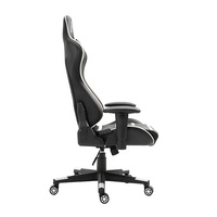 2024 personnalisé usine 4D accoudoir en cuir chaise pivotante pliable tournante chaise de jeu inclinable avec métal pour une utilisation au bureau à domicile