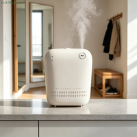 Diffuseur d'arômes mural silencieux AE109 de 150 ml à piles, nébuliseur à air froid, solution de parfumage pour bureaux commerciaux et usines