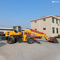 Yaweh T3000 4 X4 Teleskop-Gabelstapler lader 4,5 Tonnen chinesischer Teleskop-Radlader
