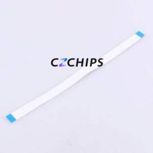 JS10A-12P-250-4-8 FFC Cable (Flexible Flat Cable) P=1mm Connector 12P 1mm 0.3mm Non-Inverting - Product Image 2