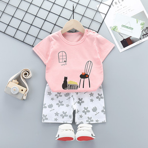 Conjunto de Ropa Infantil de Fábrica, Diferentes Diseños, Ropa de Algodón para Bebés, Niños y Niñas - Product Image 4