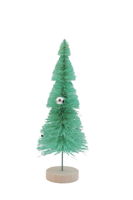 Mini sapin de Noël en plastique, décoration de bureau/fenêtre
