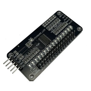 Carte de commande LED PCA9685, contrôleur PWM 16 canaux, interface I2C, type de montage sur circuit imprimé - Product Image 1