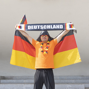 Bandera <span class=keywords><strong>de</strong></span> Alemania para Fans <span class=keywords><strong>de</strong></span> la Copa <span class=keywords><strong>del</strong></span> Mundo, producto para animar al aire libre, listo para enviar - Product Image 1
