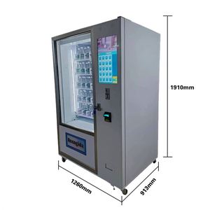 Nueva Máquina Expendedora Automática de Alimentos Enlatados Personalizada con Pantalla Publicitaria, Máquina Expendedora LED para Aeropuertos y Centros Comerciales - Product Image 1