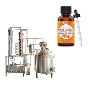 Machine d'extraction d'huiles essentielles certifiée CE pour plantes de roses, de lavande et d'oranges, de 1000L à 6000L, avec rouleau à engrenages en acier inoxydable pour une extraction optimale - Product Image 1