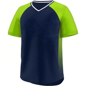 Лучшее качество пустой унисекс с короткими рукавами бейсбольная форма - Product Image 1