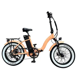 란투 Ebike OEM 48v 52v 리튬 배터리 스텝 스루 bici elettrica piegevole 미니 전기 지방 타이어 접이식 전자 자전거