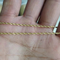 Collier en or véritable Au750, or véritable, chaîne en or massif 18 carats, bijoux à la mode