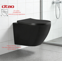 WC suspendu en céramique de style européen Ce Cupc, réservoir encastré, une seule pièce, pour la maison, la villa, la salle de bain