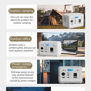 Estación de Energía Portátil LiFePO4 de 500W 460.8WH con Carga Solar para Auto, Pantalla LCD, 220V/110V, Linterna, Onda Sinusoidal Pura para Exteriores - Product Image 3