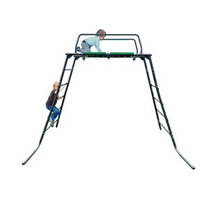 Columpio de tienda de campaña colgante para niños con estructura metálica - Set de juego para jardín al aire libre para edades de 3 a 8 años, silla nido segura con dosel para diversión en el patio trasero - Product Image 2