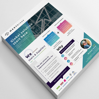 Service d'impression de conception, Flyer personnalisé en gros papier brillant polychrome, livret, brochure, impression de catalogue impression offset