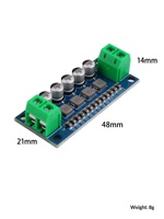 Modul Penstabil Tegangan Filter Low-Pass Mengurangi Riak, Memurnikan Suara, dan Menekan Modul Filter Catu Daya DC 12V 24V
