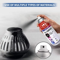 Peinture automobile OEM 400 ml, peinture en spray noire fluorescente, revêtement liquide