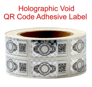 Individueller Holographischer Void-QR-Code-Aufkleber, Ein Artikel Ein Code, Fälschungssicherer Aufkleber zur Verfolgung und Ortung - Product Image 1