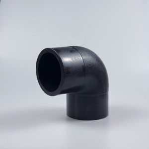 ข้อต่อท่อ HDPE SDR11 PE100 คุณภาพสูง ขนาด 110 มม. ข้องอ 90 องศา แบบขัดเงา - Product Image 2