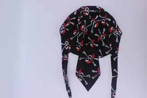 Cappello in Cotone Elegante e Discreto per Ragazze, <span class=keywords><strong>Bandana</strong></span> <span class=keywords><strong>con</strong></span> Motivo Pirata e Teschio per Halloween, Vendita all'Ingrosso - Product Image 6
