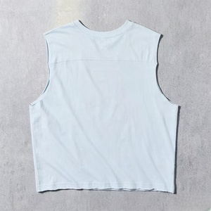 Camiseta sin Mangas para Hombre con Estampado del Número 8, Cuello Redondo, Informal, de Algodón, Transpirable, Corte Regular - Product Image 2