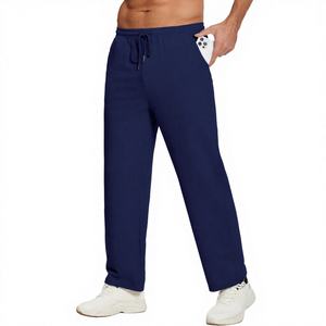 Pantalon de pyjama en velours côtelé 100 % coton pour homme, décontracté, écologique, imperméable, respirant, à taille élastique avec poches – Vente en gros - Product Image 3