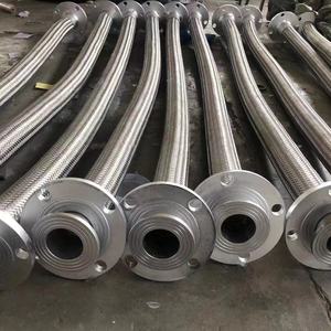 Гибкий гофрированный металлический шланг проволочный плетеный из нержавеющей стали Коррозионностойкие резиновые шланги/плетеный шланг из нержавеющей стали - Product Image 5