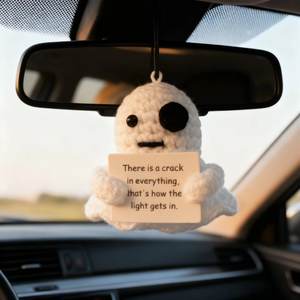 Thème de Pâques fantôme blanc pour cadeau de poupée au Crochet reconnaissant fait à la main poupée de fil de laine tricotée précieuse créative pour cadeau optimiste - Product Image 3