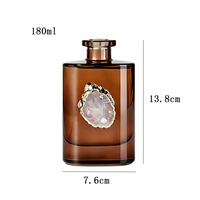 Diffuseur de parfum en verre vide pour décoration d'hôtel de luxe sur mesure en gros