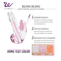 Haute pigmenté bas quantité minimale de commande cosmétique en gros personnalisé maquillage des yeux longue tenue brillant étanche fard à paupières liquide