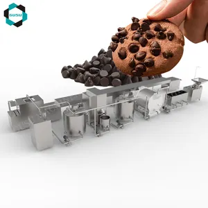 GUSU automatic chocolate chips depositor chocolate machinery Chocolate Drop Making Production Line