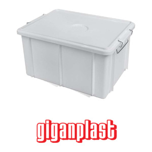 Stackable Transport Box 62 × 40 × 31 h cm, with Lid Giganplast - Product Image 4