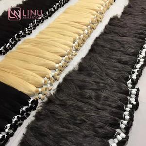 Grande vente Vietnam vente en gros pas cher prix 100g Bundle vendeur de cheveux humains Remy cheveux en vrac cheveux raides - Product Image 4