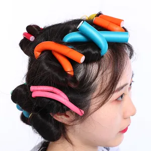 10 pçs/lote DIY Magic Hair Curlers Ferramenta Styling Rolos de Esponja de Ondulação Do Cabelo