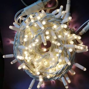 Cadena de luces 230 V Cable de goma impermeable IP 67 Led ingeniería colgante iluminación de Navidad guirnalda café Patio <span class=keywords><strong>Bistro</strong></span> - Product Image 2