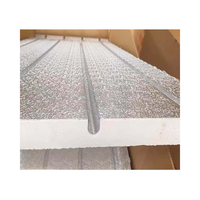 Panneau d'isolation pour chauffage par le sol en graphite XPS, plaque de mousse de polystyrène extrudé argentée, valeur R élevée