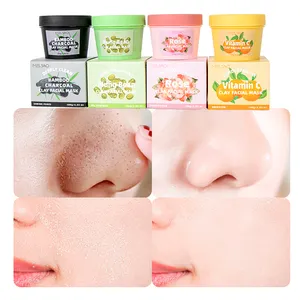 Purifying Face Mud Mask Rose Water Clay Mask Rose Extract Rose Pink Facial Mask Mud Clay