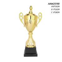 Trophée sportif personnalisé ELOR en argent, design en fer et acier, technique de placage, logo UV, trophée du gagnant, art populaire européen, cadeau d'affaires