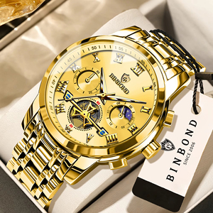 Reloj de Pulsera Cronógrafo Binbond B780 <span class=keywords><strong>780</strong></span> para Hombre, Relojes de Cuarzo Deportivos de Lujo Luminosos e Impermeables para Hombre, Relojes Duraderos - Product Image 2